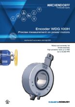 Inkrementální enkodér s dutou hřídelí WDG 100H ... pro precizní měření elektromotorů - Inkrementální enkodéry WDG, WDGI a WDGP s dutou hřídelí